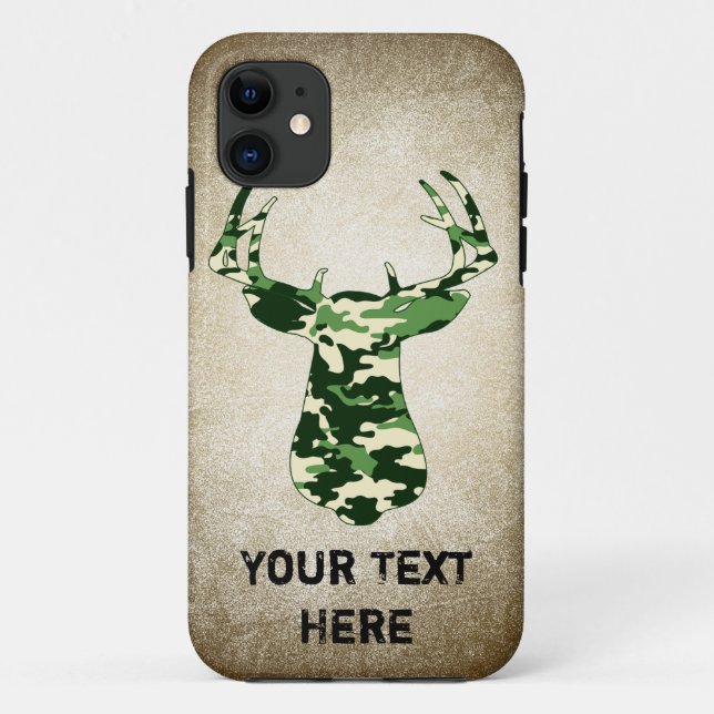 Capa Para iPhone Da Case-Mate Cervos que caçam o fanfarrão de Camo (Verso)