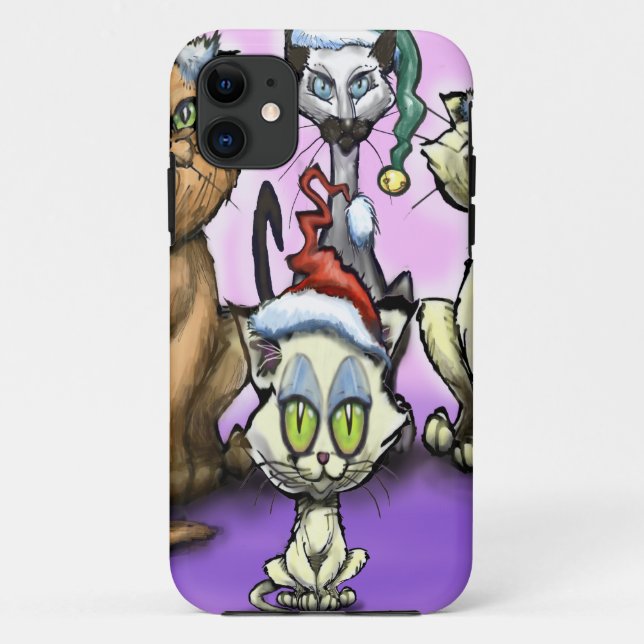 Capa Para iPhone Da Case-Mate Chapéus de Natal (Verso)