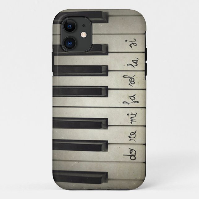Capa Para iPhone Da Case-Mate Chaves do piano (Verso)