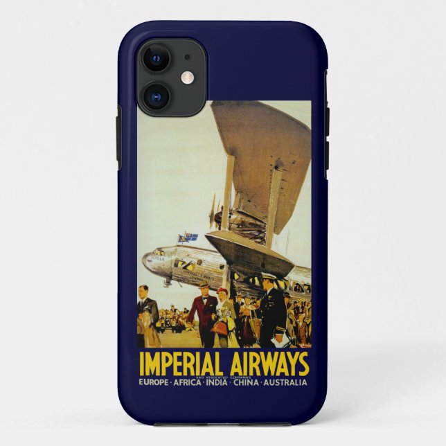 Capa Para iPhone Da Case-Mate Chegada da Imperial Airways (Verso)