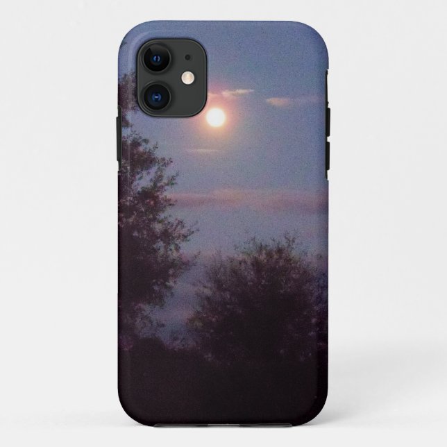 Capa Para iPhone Da Case-Mate cheio Wolf Moon ascensão (Verso)