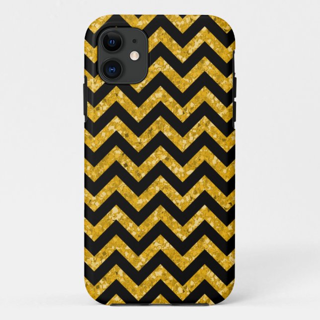 Capa Para iPhone Da Case-Mate Chevron Glitter Look iPhone 5 Tough Xtreme Case (Verso)