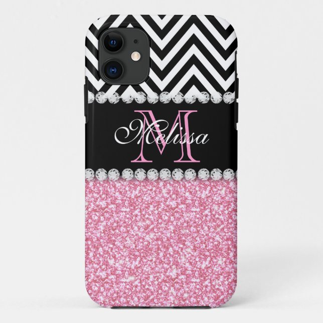 CAPA PARA iPhone DA Case-Mate CHEVRON MONOGRAMMED (Verso)