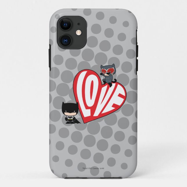 Capa Para iPhone Da Case-Mate Chibi CatWomen Punt em Batman (Verso)