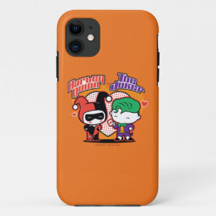 Capa Para iPhone Da Case-Mate Chibi Harley Quinn & Chibi Joker Hearts