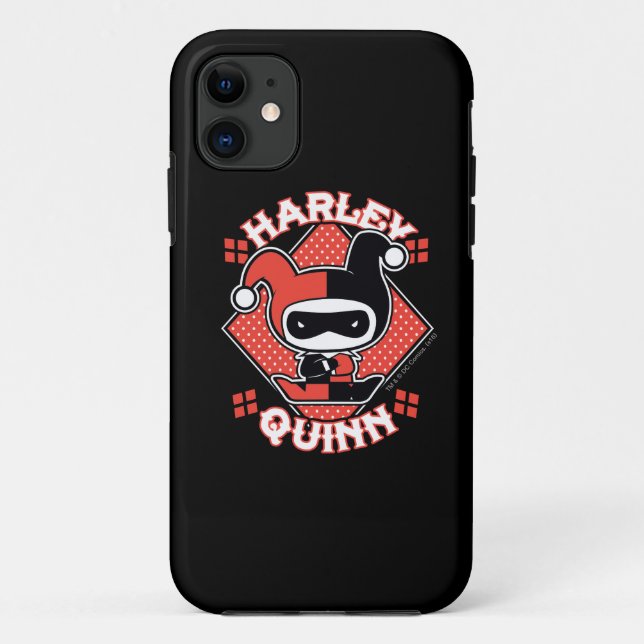 Capa Para iPhone Da Case-Mate Chibi Harley Quinn Splits (Verso)