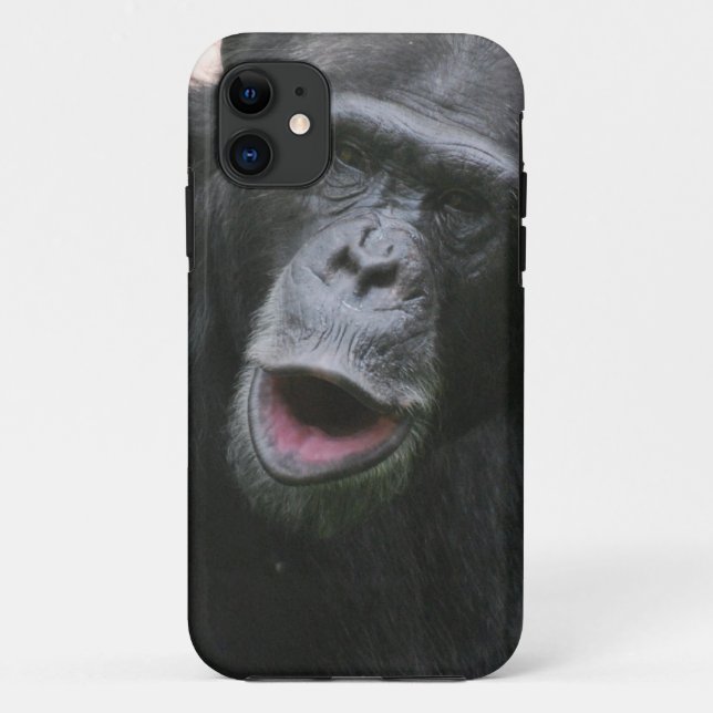 Capa Para iPhone Da Case-Mate Chimpanzé bonito (Verso)