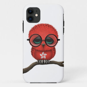 Capa Para iPhone Da Case-Mate Chique Nerdy customizável da coruja do bebê de