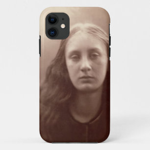 Capa Para iPhone Da Case-Mate Christabel, retrato de maio Prinsep, c.1867 (sepia