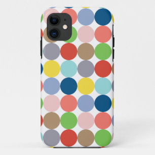Capa Para iPhone Da Case-Mate círculos coloridos de cor pastel...