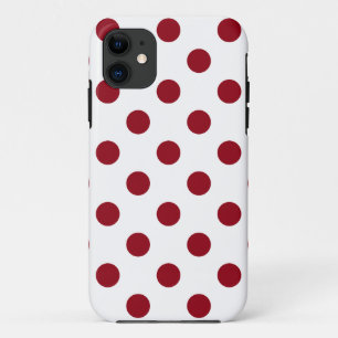 Capa Para iPhone Da Case-Mate Círculos de Bolinhas Vermelhas Crimson