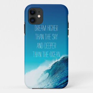 Capa Para iPhone Da Case-Mate Citação do sonho iPhone 5 case Ondas do Oceano