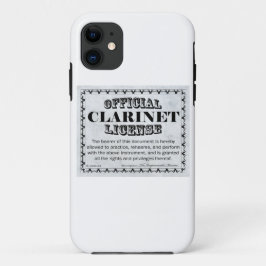 Capa Para iPhone Da Case-Mate Clarinet License