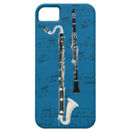 Capa Para iPhone Da Case-Mate Clarinetes & capa de telefone da música. Cor da