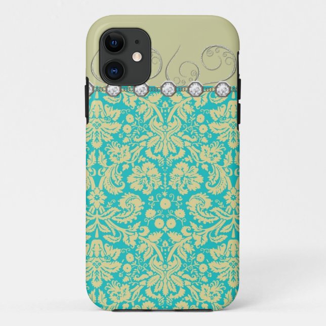 Capa Para iPhone Da Case-Mate cobrir azul dos direitos (Verso)