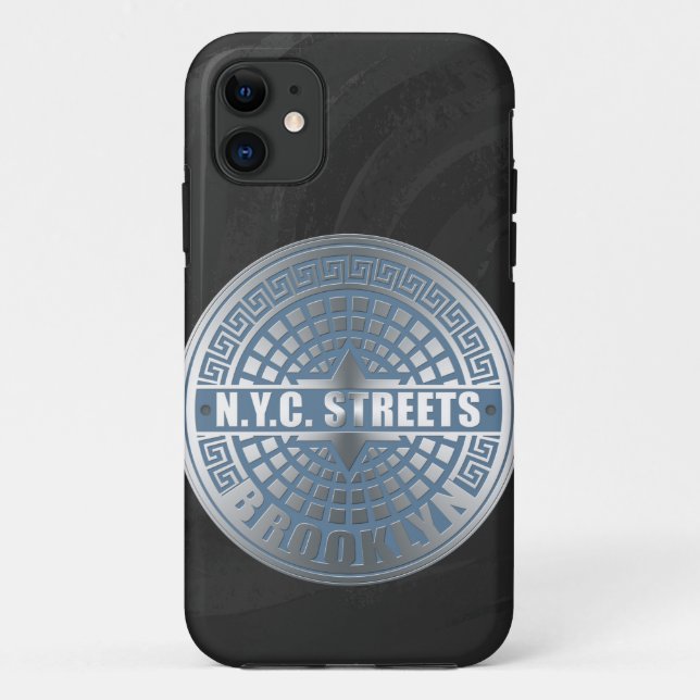 Capa Para iPhone Da Case-Mate Cobrir Brooklyn Blue (Verso)