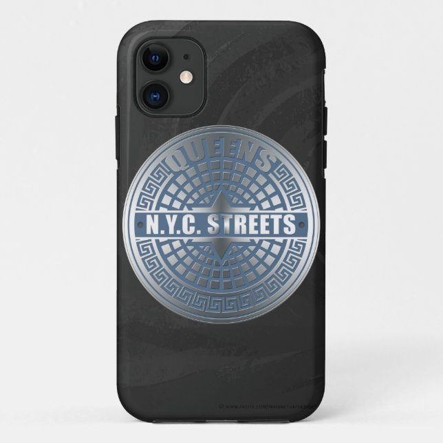 Capa Para iPhone Da Case-Mate Cobrir da Manhole Queens (Verso)