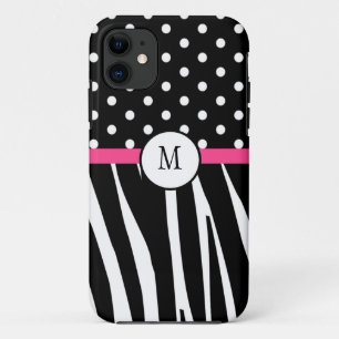 Capa Para iPhone Da Case-Mate Cobrir de iphone de impressão de zebra monograma