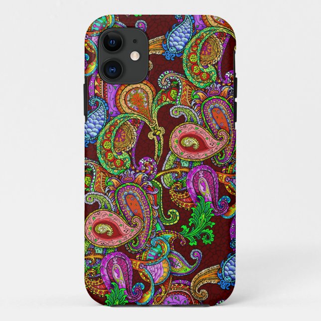Capa Para iPhone Da Case-Mate Cobrir de Telefone Melange Paisley (Verso)