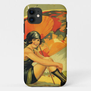 Capa Para iPhone Da Case-Mate Cobrir do iPhone do poster da praia das viagens