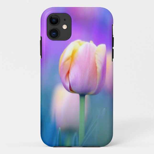 Capa Para iPhone Da Case-Mate Cobrir floral do iPhone 5 da tulipa (Verso)