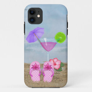 Capa Para iPhone Da Case-Mate Cocktail e flip-flops do litoral