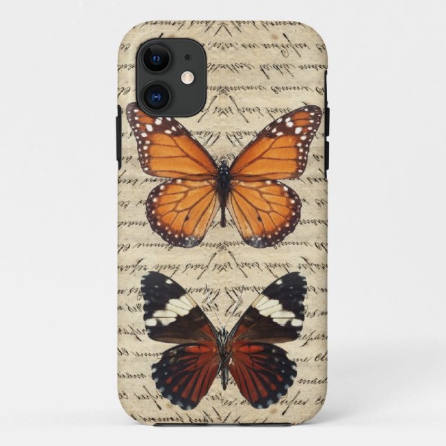 Capa Para iPhone Da Case-Mate Coleção de borboletas (Verso)