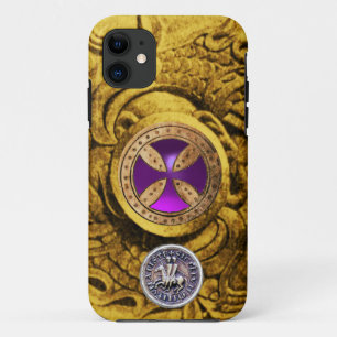 CAPA PARA iPhone DA Case-Mate CONSERVAÇÃO CRUZADA E SELO DO MODELO KNIGHTS