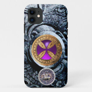 CAPA PARA iPhone DA Case-Mate CONSERVAÇÃO CRUZADA E SELO DO MODELO KNIGHTS