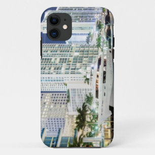 Capa Para iPhone Da Case-Mate Construções ao longo do rio Riverwalk de Miami