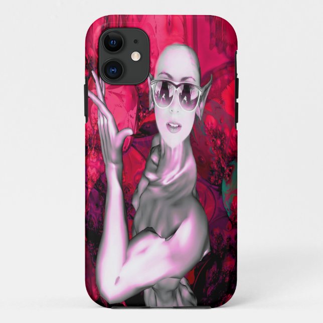 Capa Para iPhone Da Case-Mate Contato de alienígena (Verso)