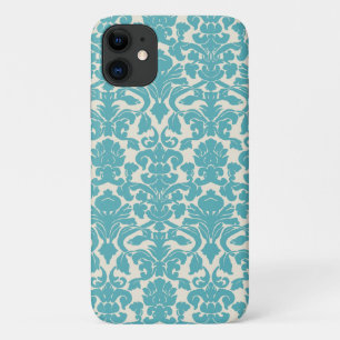 Capa Para iPhone Da Case-Mate Cor damasco, Azul Damasco, Francês Damasco