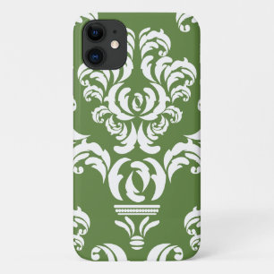 Capa Para iPhone Da Case-Mate Cor damasco, Damasco Verde, Damasco Francês