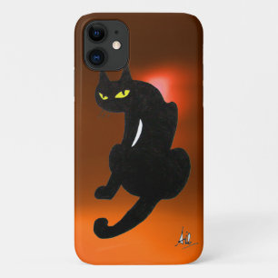 Capa Para iPhone Da Case-Mate Cor de laranja de CAT PRETO