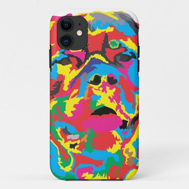 Capa Para iPhone Da Case-Mate cor do rottweiler (Verso)