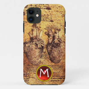 Capa Para iPhone Da Case-Mate Coração E Seus Vasos Sanguíneos Pergaminho Mono
