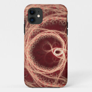 Capa Para iPhone Da Case-Mate Coração Fractal Vermelho