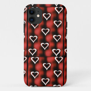 Capa Para iPhone Da Case-Mate Corações no Quadro de Verificação