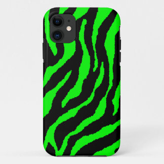 Capa Para iPhone Da Case-Mate Corey Tiger 80s Listras de Tigre Neon (Verde)