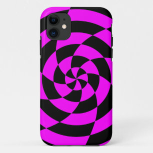 Capa Para iPhone Da Case-Mate Corey Tiger 80s Neon Arte Óptica (Rosa Magenta)