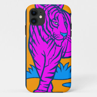 Capa Para iPhone Da Case-Mate Corey Tiger 80s Neon Tiger (Rosa)