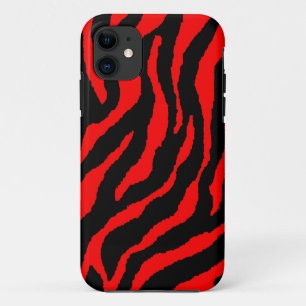 Capa Para iPhone Da Case-Mate Corey Tiger 80s Neon Tiger Stripes (Vermelho)