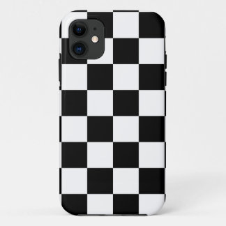 Capa Para iPhone Da Case-Mate Corey Tiger 80s Neon Xadrez (Preto / Branco)