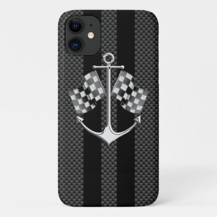 Capa Para iPhone Da Case-Mate Corrida de Barcos Náutica em Estilo de Carbono