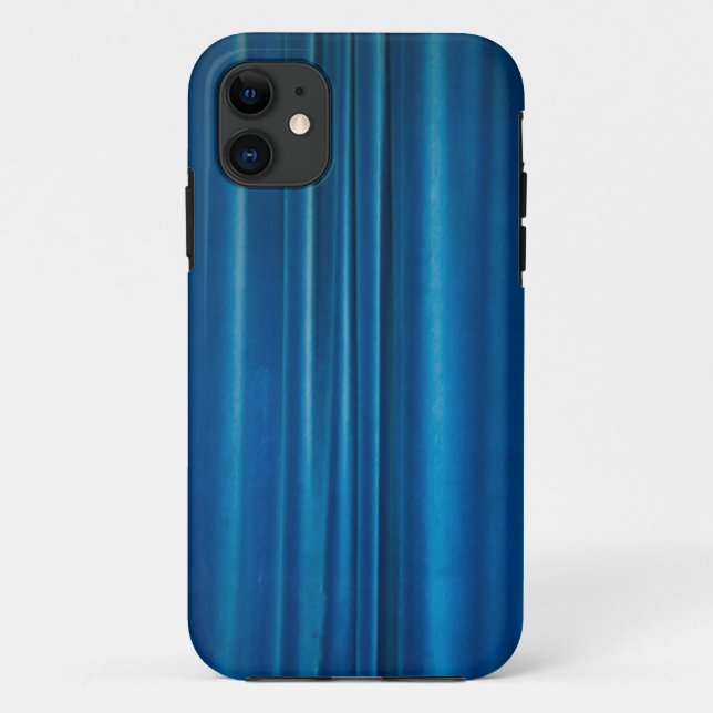 Capa Para iPhone Da Case-Mate Cortinas azuis (Verso)