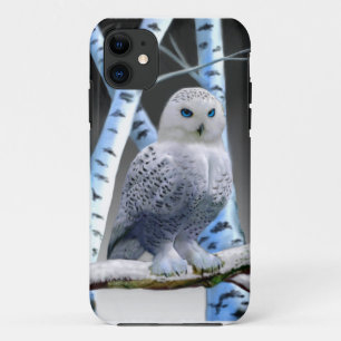 CAPA PARA iPhone DA Case-Mate CORUJA DE OLHOS AZUIS DA NEVE
