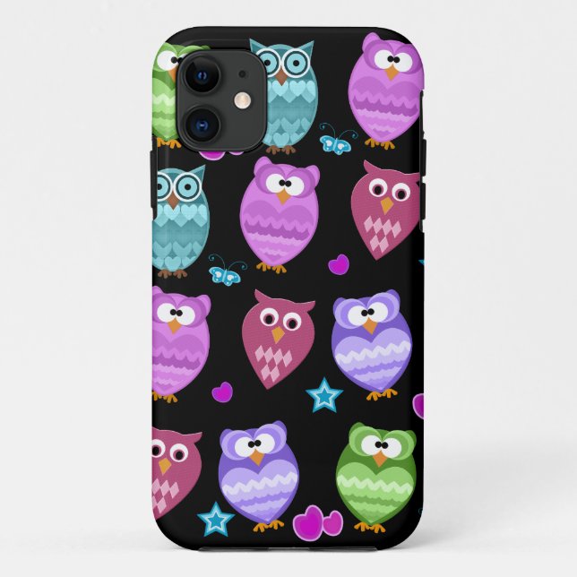 Capa Para iPhone Da Case-Mate corujas bonitos (Verso)