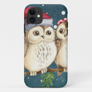 Capa Para iPhone Da Case-Mate Corujas de feliz-natal