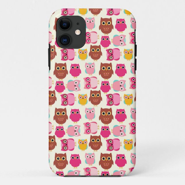 Capa Para iPhone Da Case-Mate Corujas Fofas (Verso)