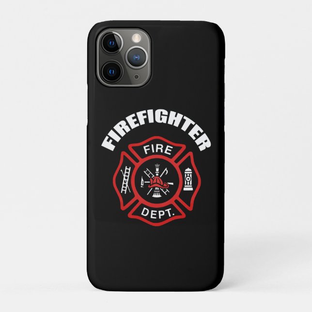 Capa Para iPhone Da Case-Mate Crachá de bombeiro (Verso)